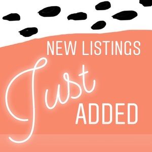 Check out my closet for brand new listings!